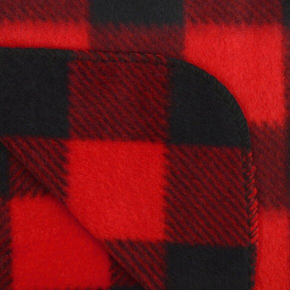 Women's Fleece Winter Hat Scarf & Gloves Set Tartan Plaid Matching Outfit 3-Pc - Picture 6 of 6